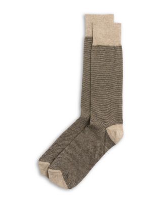  Combed Cotton Blend Crew Socks - Exclusive