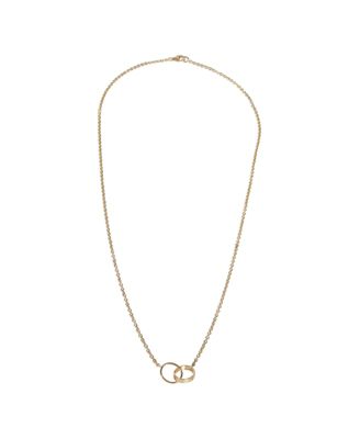 Love 18k Yellow Gold Necklace, 18&amp;quot;