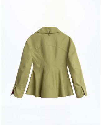  Buckle Front Fitted Jacket