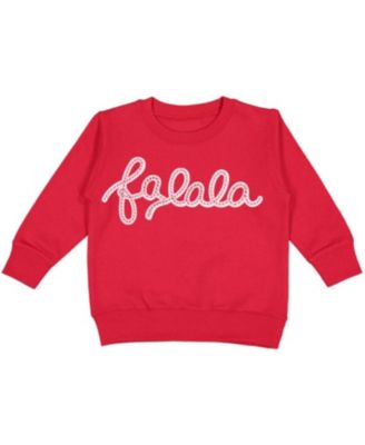 Girls' Falala Patch Christmas Sweatshirt - Big Kid