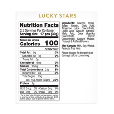 Lucky Stars Candy, 4 Cubes