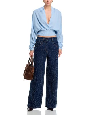 Solange Wool & Cashmere V Neck Sweater