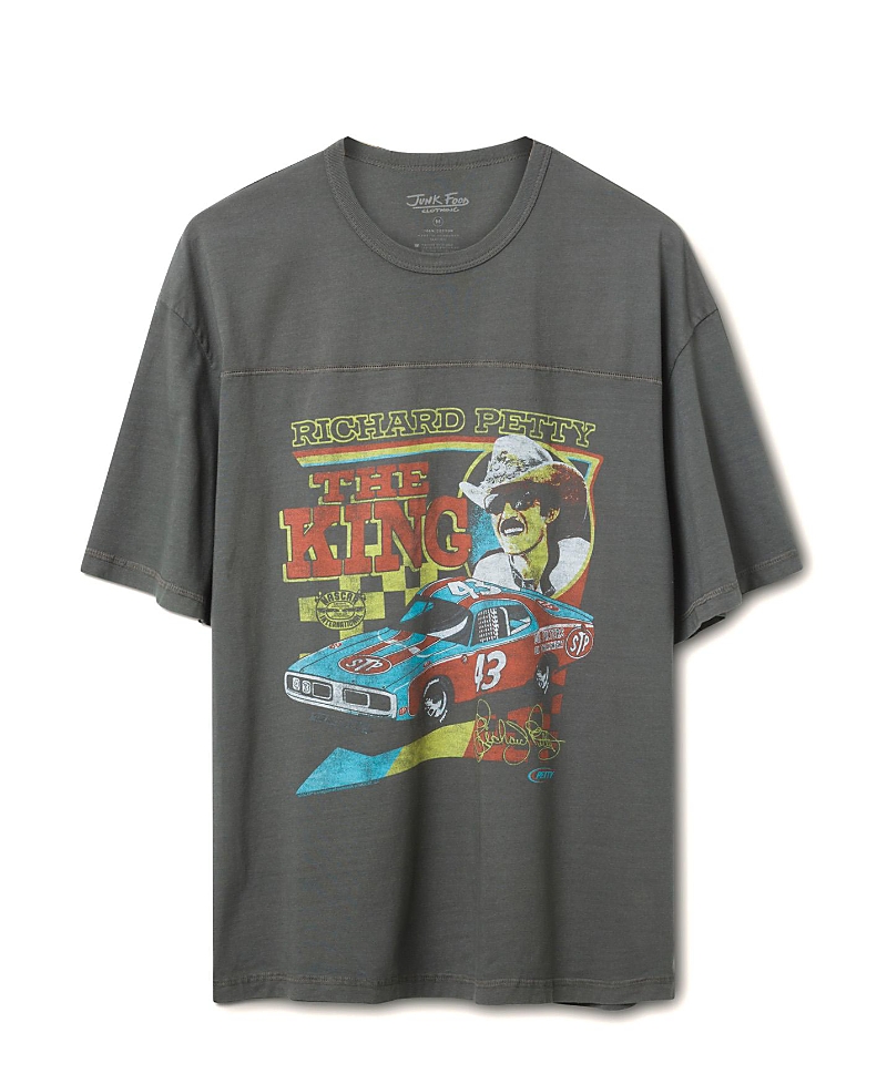 Junk Food Clothing Unisex Richard Petty The King Hockey Tee