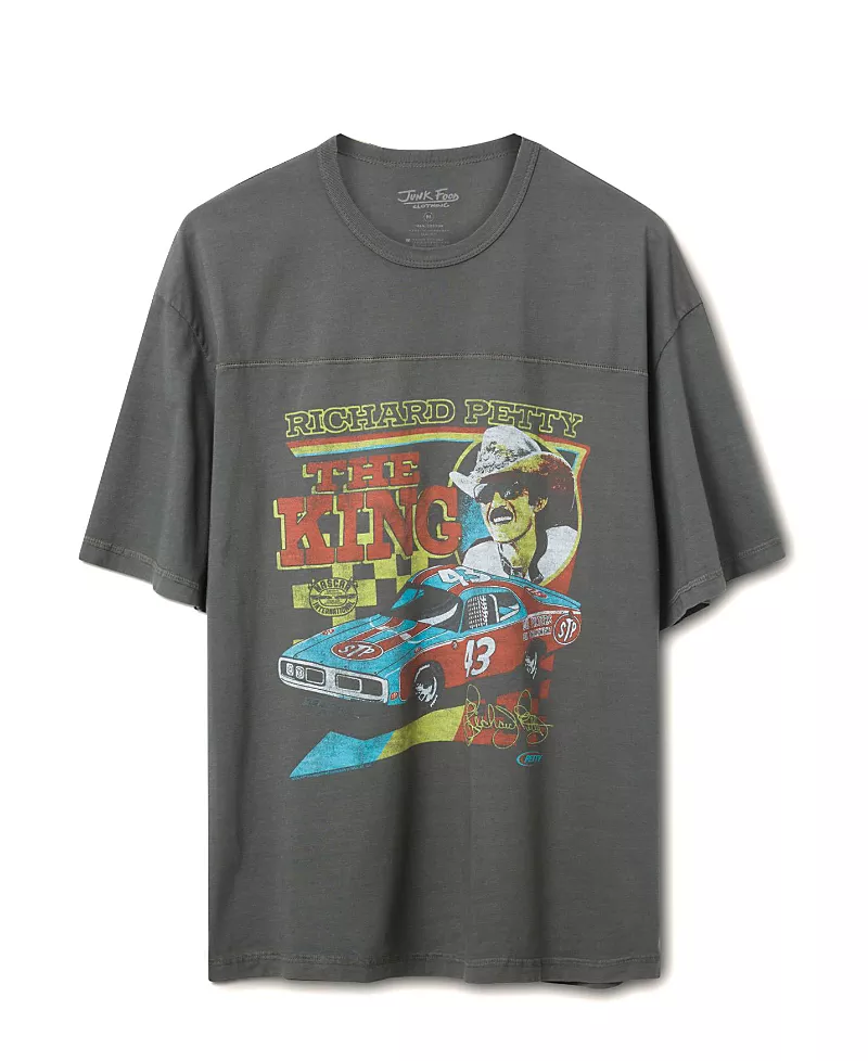 Junk Food Clothing Unisex Richard Petty The King Hockey Tee