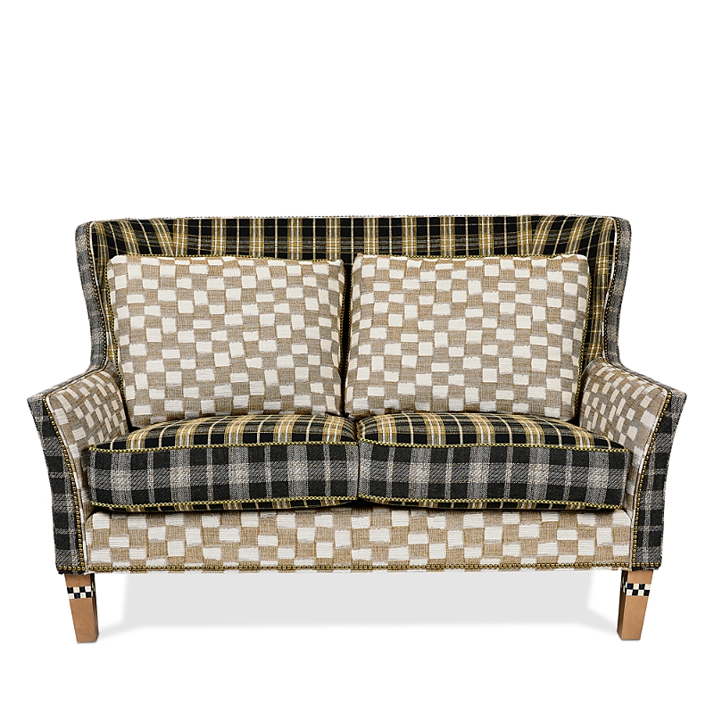 MacKenzie-Childs Mad for Plaid Loveseat