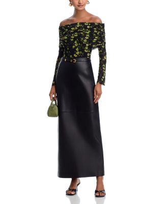 Maxine Off The Shoulder Mesh Bodysuit