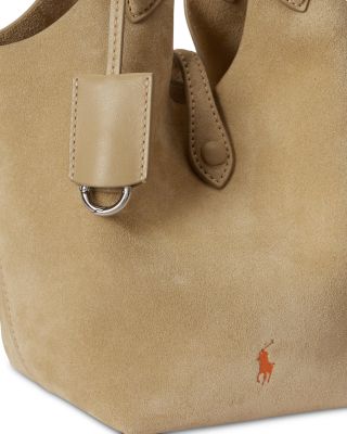 Polo Play Suede Small Tote & Crossbody