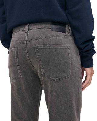 Russell Slim Straight Jeans in Weathered Grey