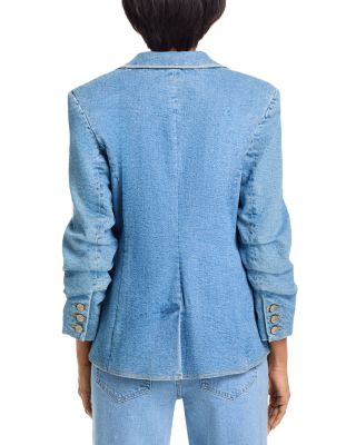 Denim Khloe Blazer & Tommy Straight Jeans in Zephyr