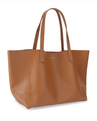 Violet Large Leather Shopper Tote