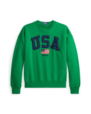 Unisex Vintage Fit Flag Fleece Sweatshirt