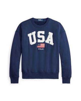 Unisex Vintage Fit Flag Fleece Sweatshirt