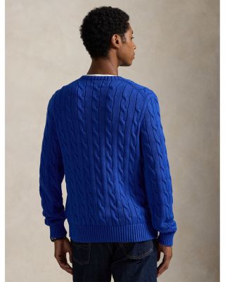 Cable Knit Flag Sweater