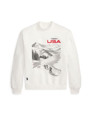 Team USA Graphic Mock Neck Sweatshirt