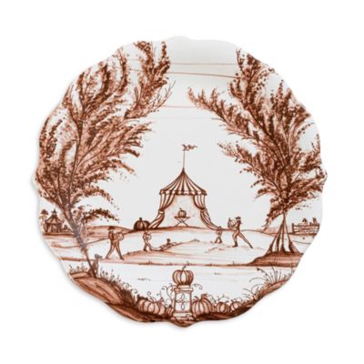 Country Estate Harvest Party Plate Assorted Set of 4