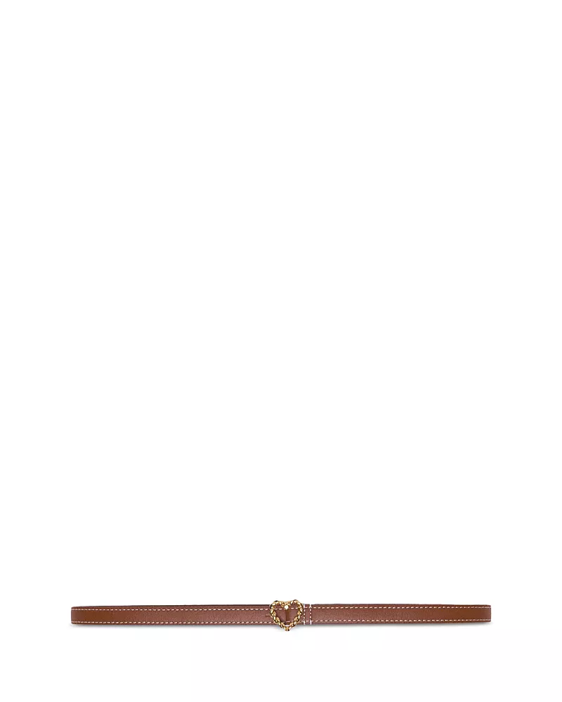 Maje Women's Slim Heart Belt