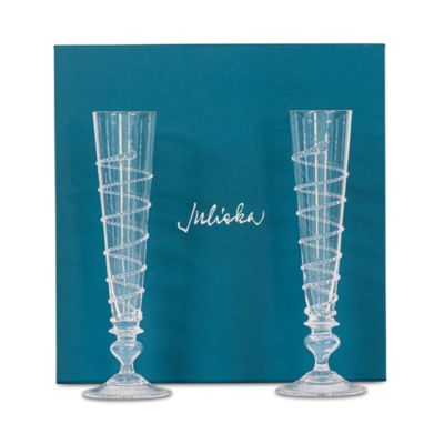 Amalia Boxed Flutes, Set of 2