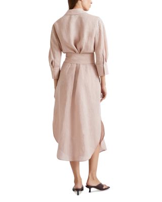 Calle Linen Shirt Dress