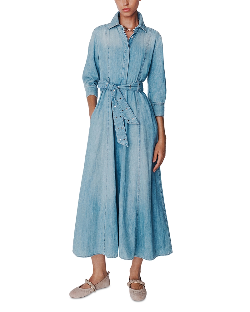 Marella Belted Denim Shirtdress