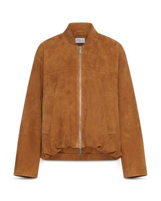 Suede Bomber Jacket