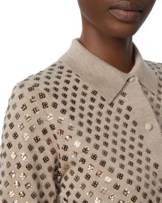 Mxmragno Sequin Cardigan