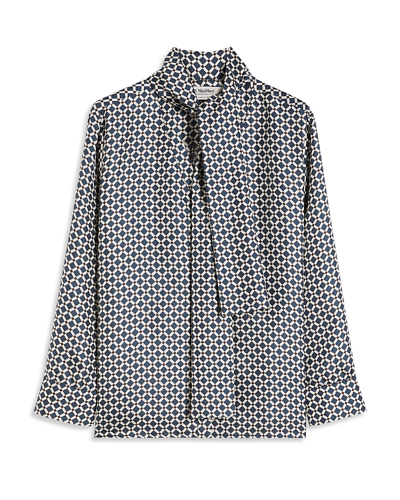Max Mara Smmvittoria Silk Sash Blouse