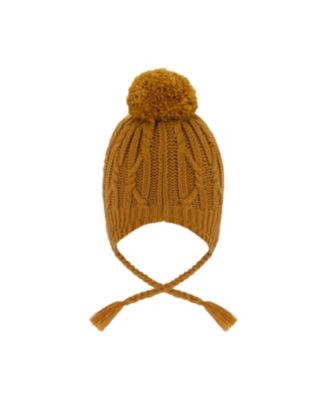 Boys' Lined Winter Hat with Pompom - Big Kid