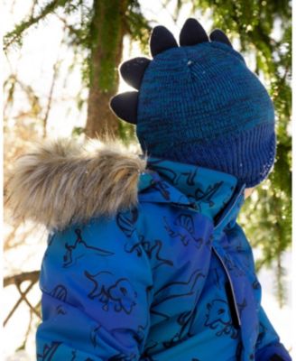 Boys' Lined Dino Peruvian Knit Winter Hat - Baby