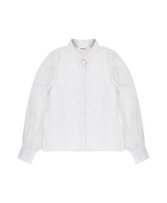 Button Up Mini Diamante Shirt