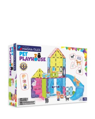 Pet Playhouse Magnetic Construction Set, 50-Piece - Ages 3+