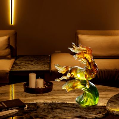 Transcendent Glory Limited Edition Crystal Glass Sculpture