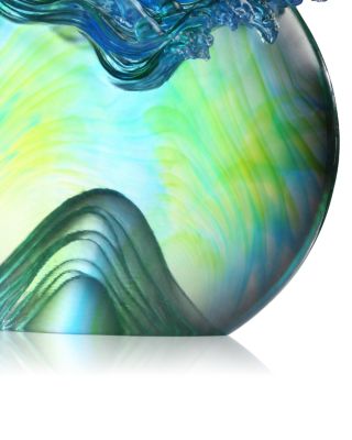 Resembling Water Ever in Motion, Ever Alive Limited Edition Crystal Glass Sculpture