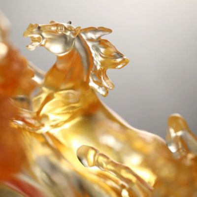 Rising through Heaven and Earth Limited Edition Glass Sculpture