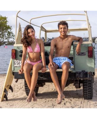 Girls' Ditsy Bloom Triangle Bikini - Big Kid