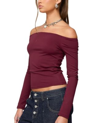 Katie Off Shoulder Long Sleeve Top