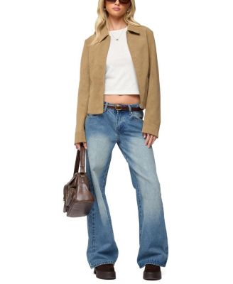 Cozette Faux Leather Jacket