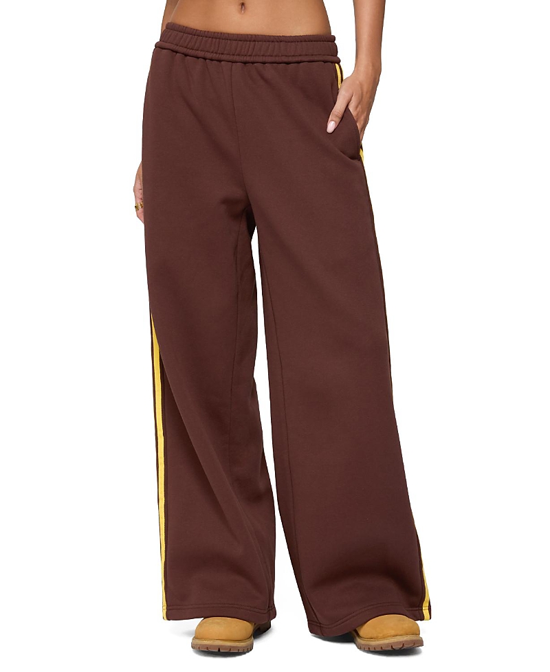 Edikted Sorin Contrast Striped Sweatpants