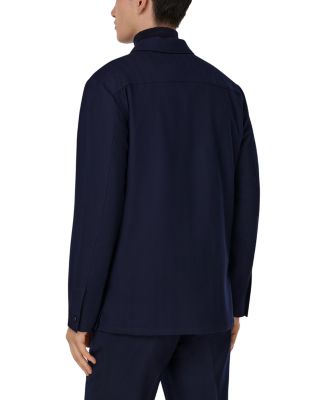 Herringbone Shirt Jacket