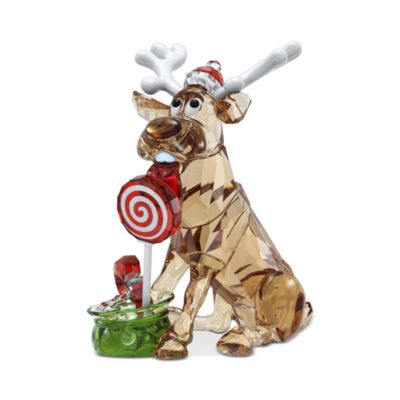 Holiday Cheers Dulcis Reindeer Crystal Figure