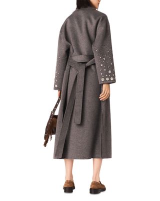 Double Faced Rhinestone Coat