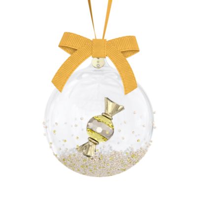 Holiday Cheers dulcis Ball Ornament, Yellow