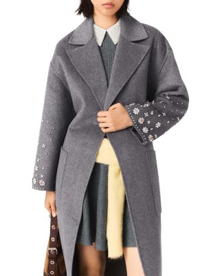 Double Faced Rhinestone Coat