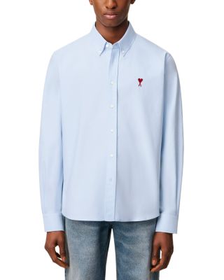 Classic Long Sleeve Shirt Button Down Collar With Embroidered ADC