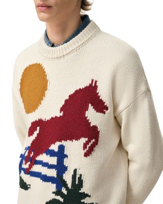 Pull Col Rond Cheval Sweater