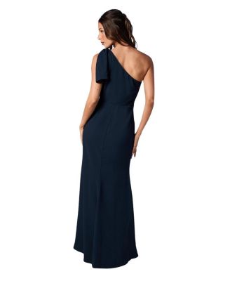 One Shoulder Maxi Bridesmaid Dress