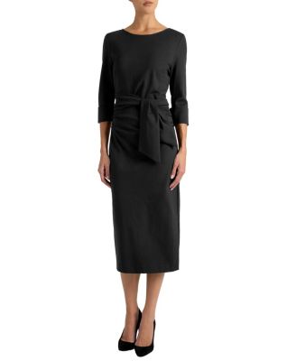 Trinity Midi Viscose Blend Sheath Dress