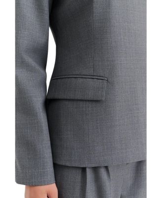 Athina Tailored Long Sleeve Blouse