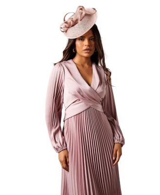 Petite Pleat Skirt Midi Dress