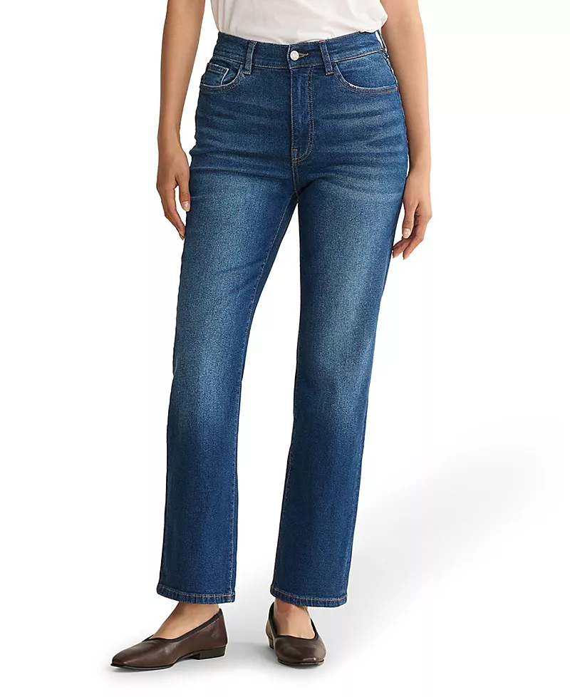 Warp + Weft Ase Straight Jean in Rolling River