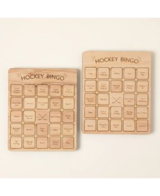 Hockey Bingo Set of 2 by Woodtech - Suitable for All Ages